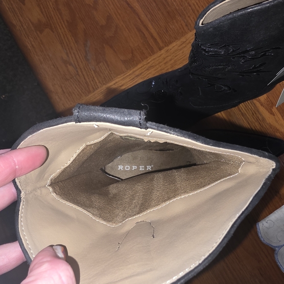 ROPER Women's Black Western Boots - Picture 4 of 7